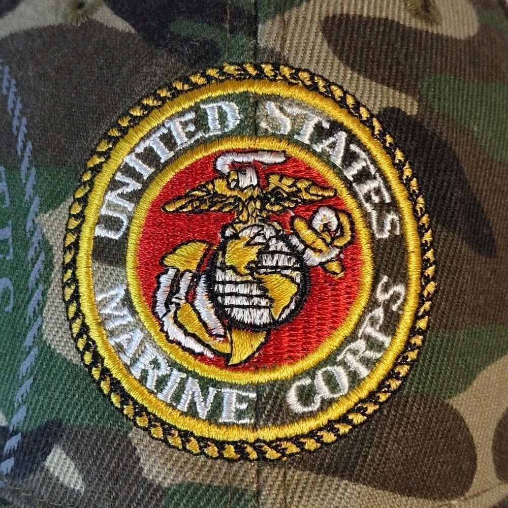 US Marine Corps Camo Cap - Picture 7 of 8